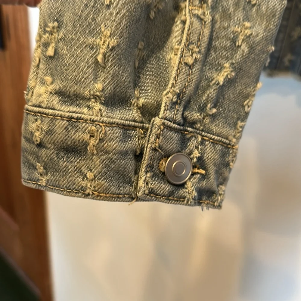 “Tribal Jeans” Ladies Denim Star Pattern Jacket-NWT - Picture 11 of 11